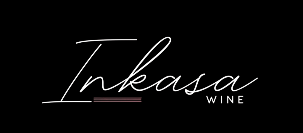 Inkasa Wine logo, representing a premium wine partner with elegant script typography on a dark background.